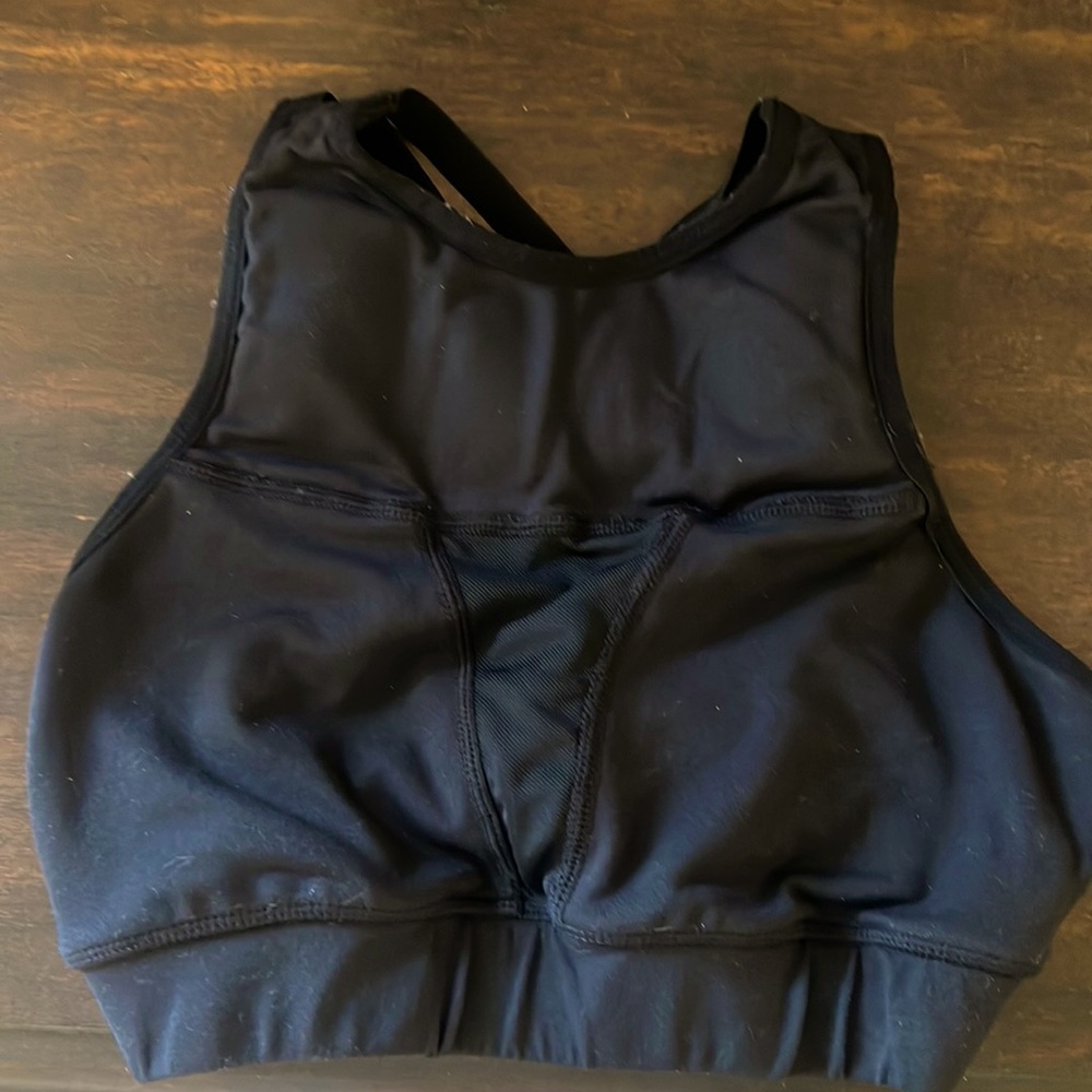 THE CHESTEE - "TIFFANY" SPORTS BRA (Black). Used. Size 4